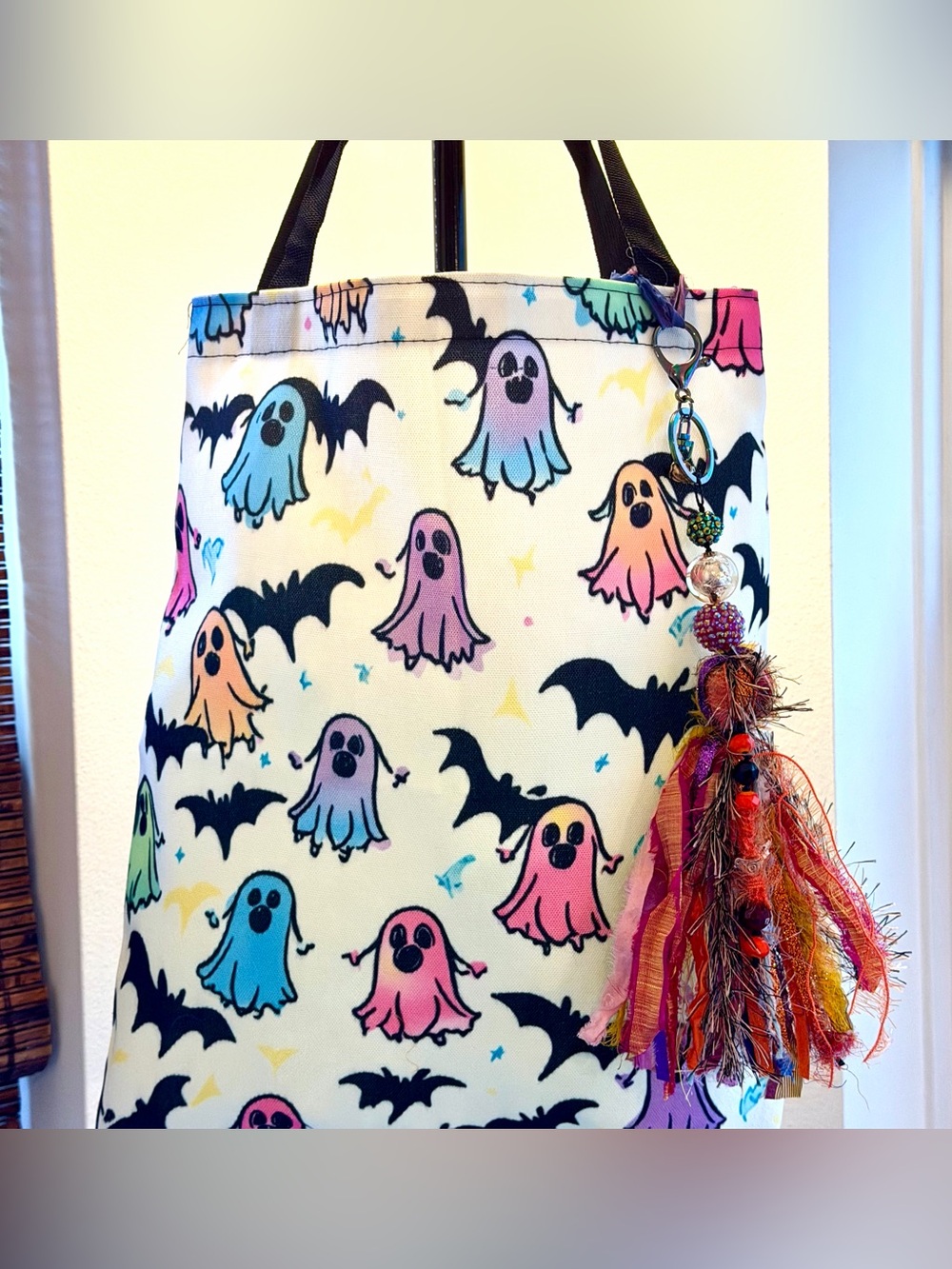 Kids Halloween Candy Bag New with handmade tassel.